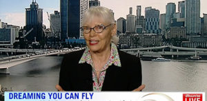 Jane Teresa Anderson talking dreams on Sunrise